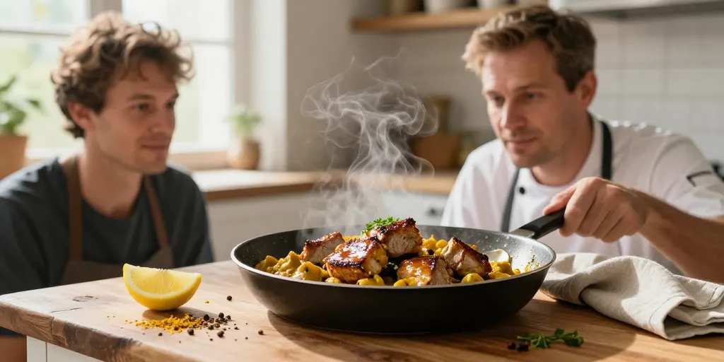 Recette sauté de veau au curry aux épices : la cuisson idéale