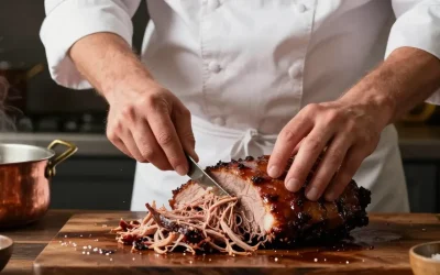 Effiloché de porc : la technique de cuisson lente pour une viande fondante