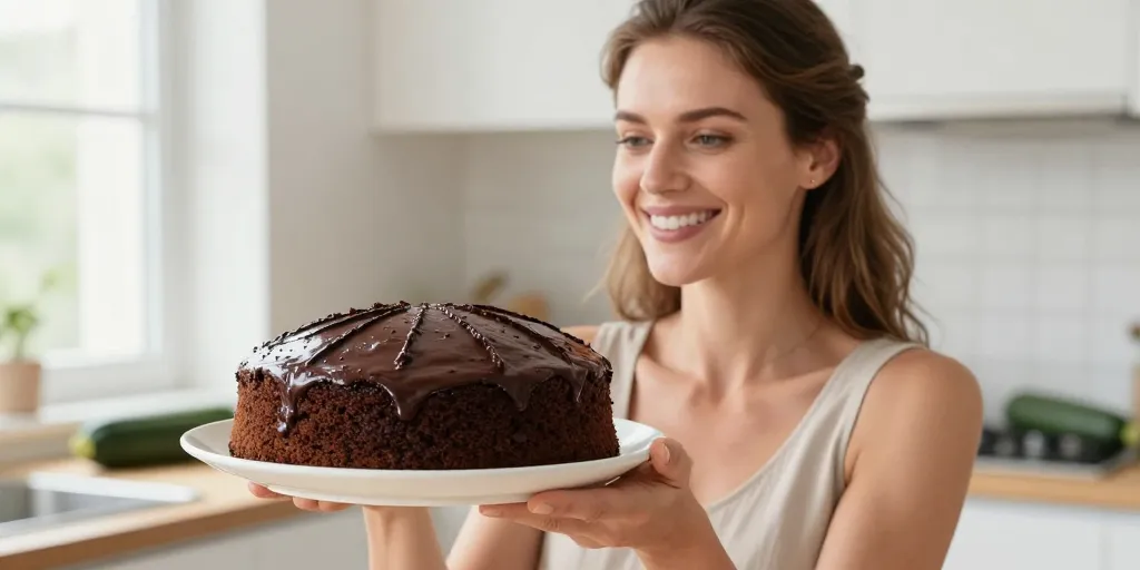 Gâteau chocolat courgette : la recette sans beurre pour un résultat moelleux