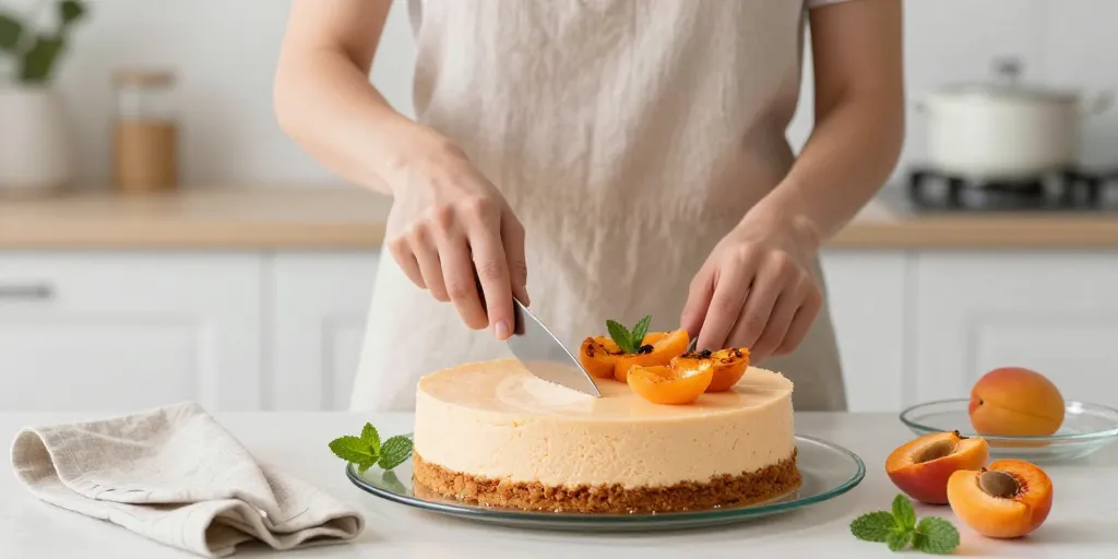 Gâteau fromage blanc abricots : la recette légère pour un dessert aérien
