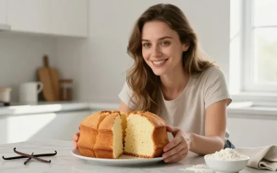 Gâteau vanille sans beurre : la méthode simple pour une texture moelleuse