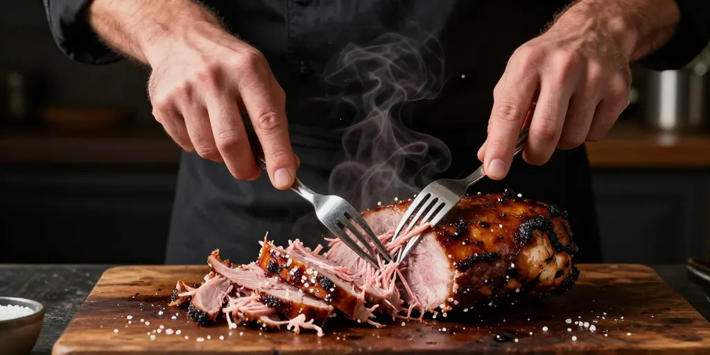 Pulled pork : la technique pour obtenir une viande parfaitement fondante