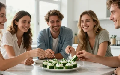 Recette concombre farci : la préparation express pour un apéritif sain