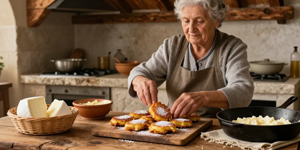 recette de beignet au fromage frais corse