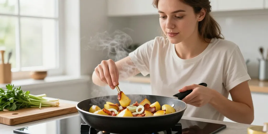 Recette pommes de terre lardons oignons : les astuces pour un repas rapide