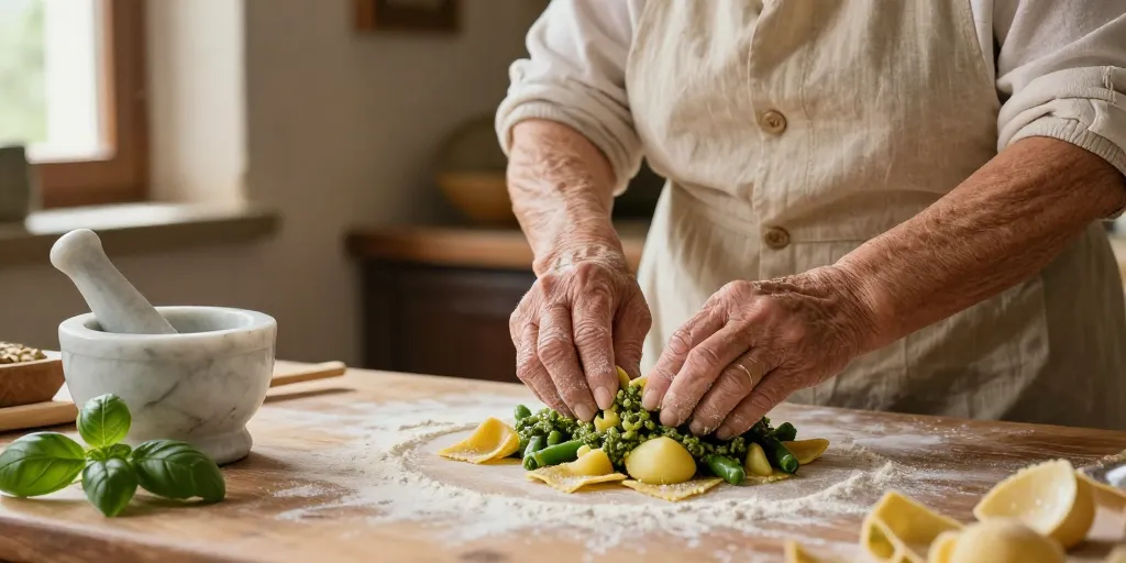 Trofie alla genovese : la méthode traditionnelle pour un plat italien authentique