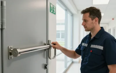 Barre anti-panique avec serrure extérieure : les critères pour la conformité ERP