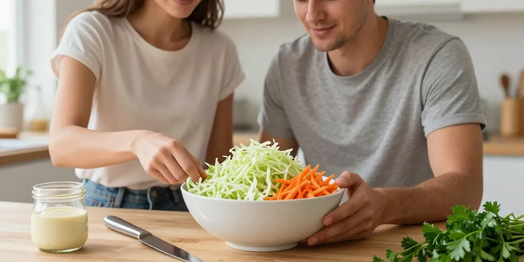 Coleslaw : la méthode authentique pour une salade croquante et légère