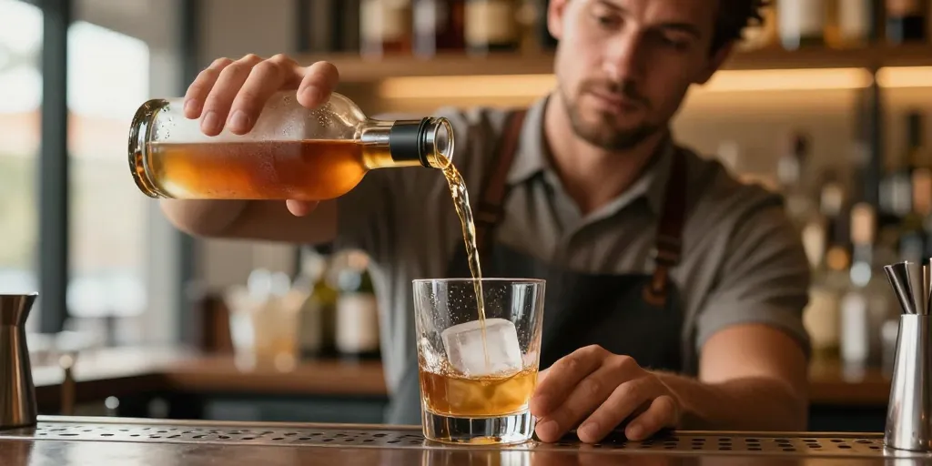 Comment servir un cocktail en bouteille ?