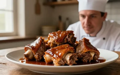Joue de porc au cidre : la cuisson lente pour une viande fondante