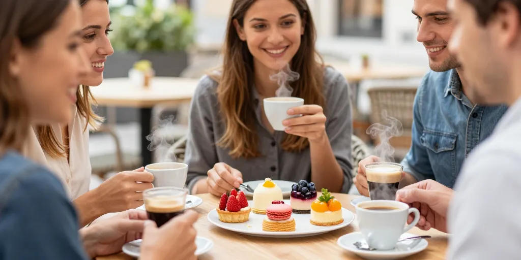 recette café gourmand fruits