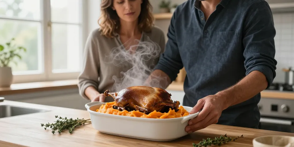 Recette parmentier canard patate douce : la méthode pour un résultat onctueux