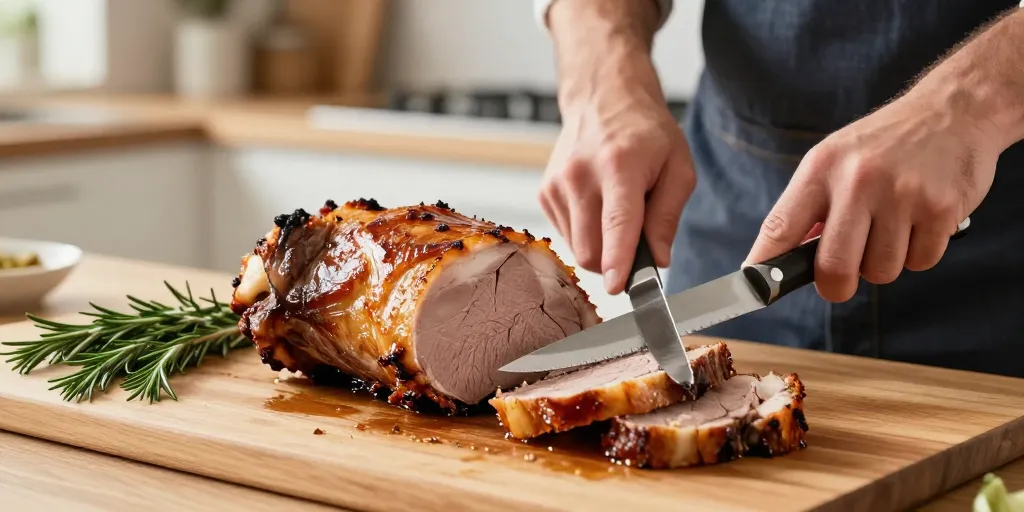 roti de porc au four