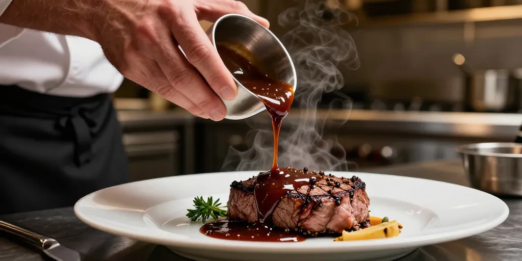 Sauce au poivre : la recette maison pour une texture digne du restaurant