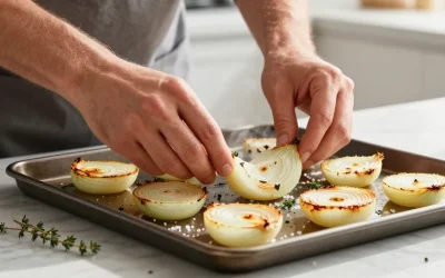 Oignon grillé au four : la méthode simple pour un résultat croustillant