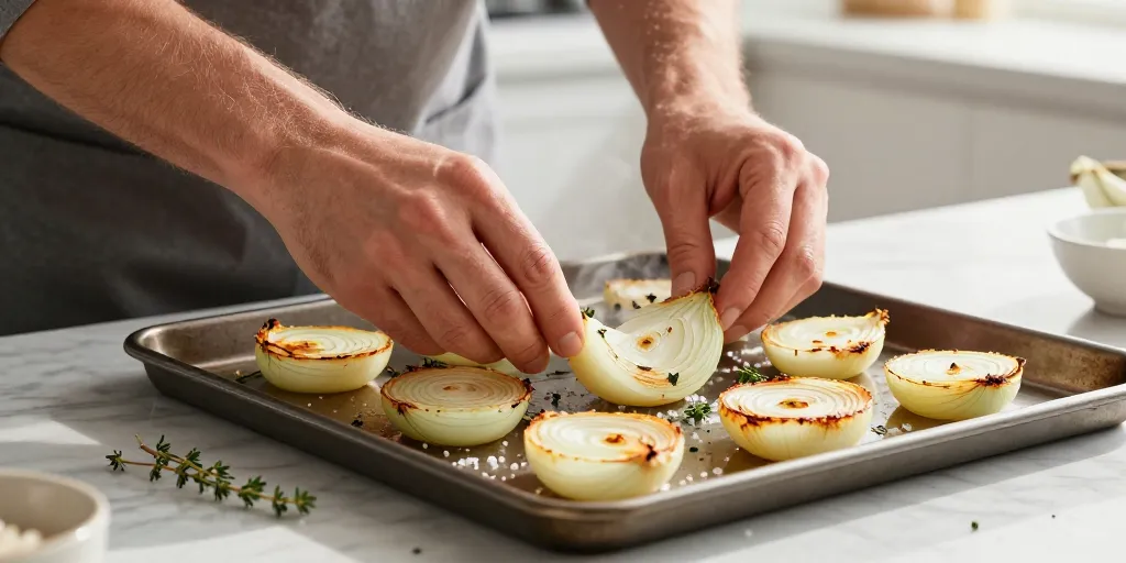 Oignon grillé au four : la méthode simple pour un résultat croustillant