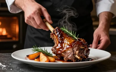 Souris d’agneau au four : la cuisson lente pour une viande fondante