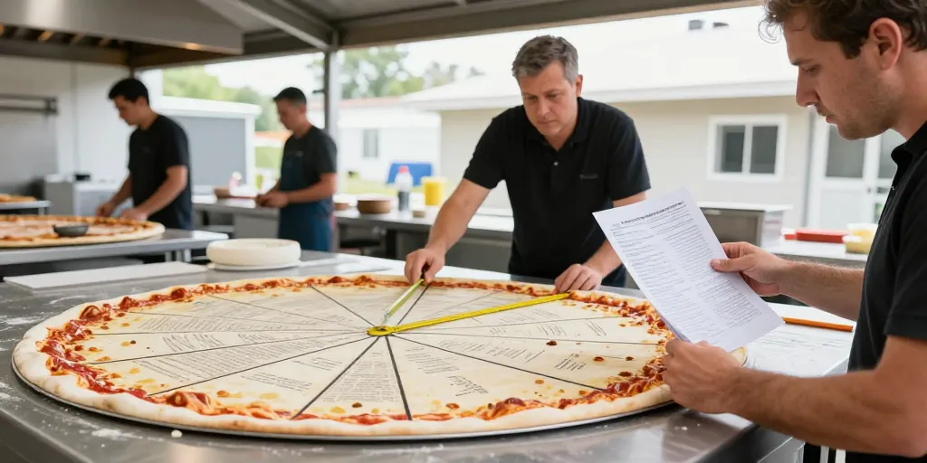 La plus grande pizza du monde n’a jamais existé : démythifier le record de 1310 m² qui fait le buzz