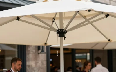 Parasol pour terrasse professionnel : la sécurité avant l’esthétique, ce que les restaurateurs oublient