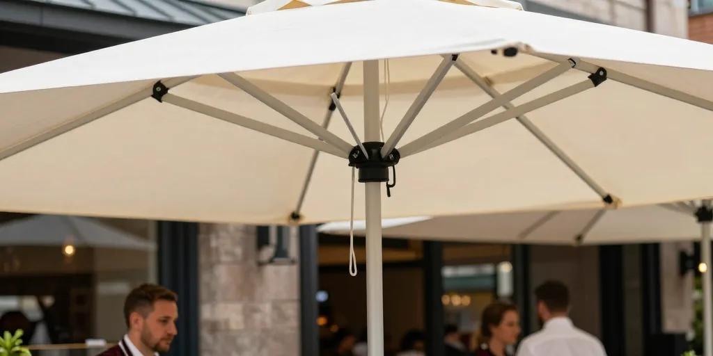 Parasol pour terrasse professionnel : la sécurité avant l’esthétique, ce que les restaurateurs oublient