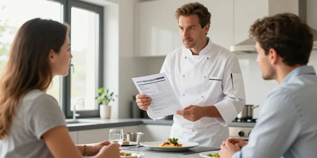 Chef à domicile : pourquoi les tarifs varient du simple au triple et comment négocier sans compromis
