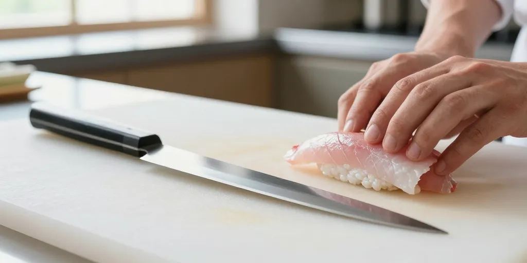 Couteau_à_sushi_japonais_:_quel_modèle_choisir_pour_préparer_et_trancher_le_poisson_? Couteau à sushi japonais