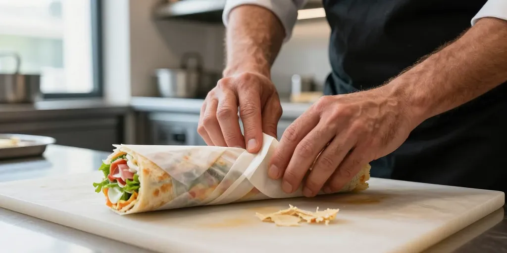 Emballer un sandwich : pourquoi votre technique échoue et comment les restaurateurs le font sans l’écraser