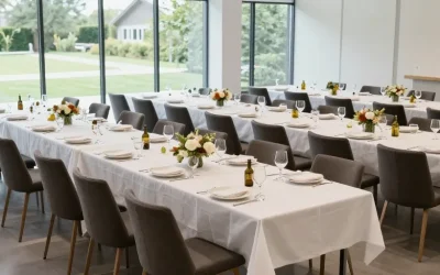 Location de tables de réception et organisation de l’espace : les repères pour bien choisir
